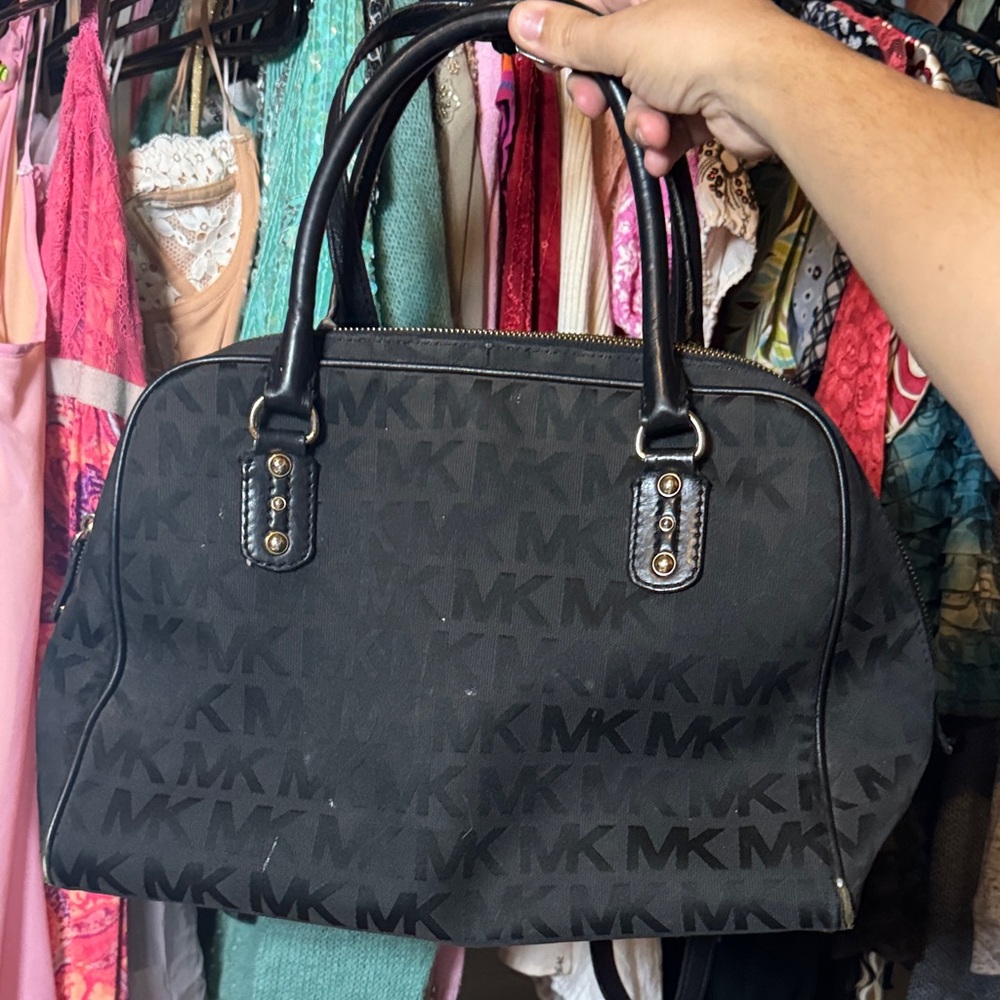 Michael Kors Monogram Black purse
